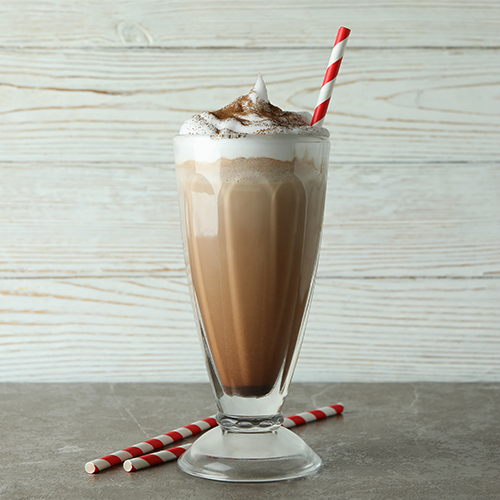 double chocolate milkshake