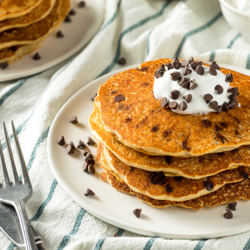 CHOCO PROTEIN PANCAKES